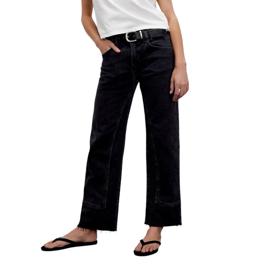 We The Free Risk Taker High-Rise Straight-Leg Jeans